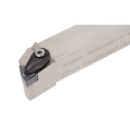 Picture of TUNGALOY AWLNL3225P08-A Stick Tool Trigon Insert Neg,L style, 95deg Approach , Steel Square 0.984 Shank