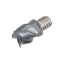 Picture of TUNGALOY VEE037L27R030-U04S06 AH725 DIA 3/8 SH T10 LOC 0.2750 OAL 0.5120End Mill,Replacable Head Standard Flute High Helix Carbide TiAlN Single End Corner Radius 0.0310 0.79MM TUNG MEISTER