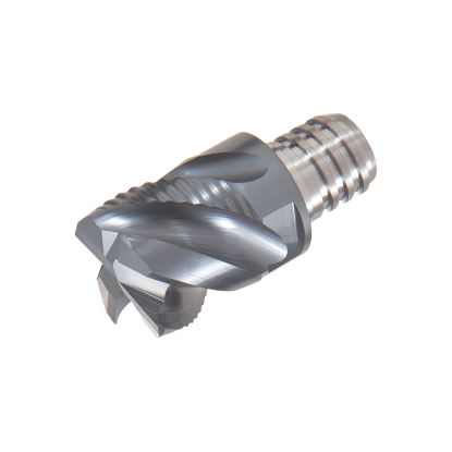 Picture of TUNGALOY VEE100L07.0C30C04S06 AH725 DIA 10MM SH T08 LOC 0.2756 OAL 0.5118End Mill,Replacable Head Carbide TiAlN Single End 45.0° Chamfer TUNG MEISTER