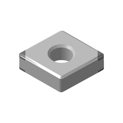Picture of TUNGALOY 4QP-CNGG432-HF BXA40 Insert 80.0° TiAlN 0.031 Corner Radius