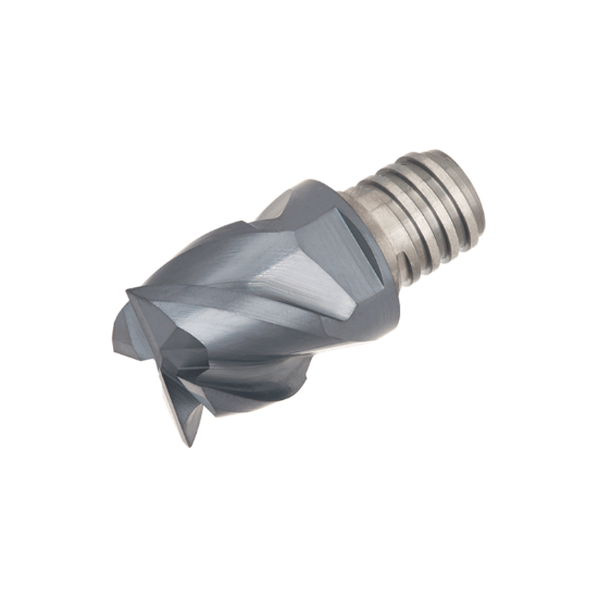 Picture of TUNGALOY VEE160L12.0R05-04S10 AH725 DIA 16MM SH T08 LOC 0.4724 OAL 0.8071End Mill,Replacable Head Standard Flute High Helix Carbide TiAlN Single End Corner Radius 0.0197 0.50MM TUNG MEISTER