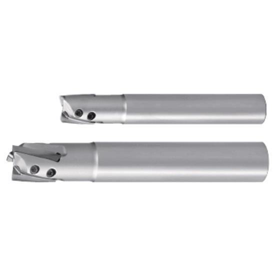 Picture of TUNGALOY EPH18R018M16.0-3 Milling Cutter 90.0° 0.709 Cutter Diameter Cylindrical Shank0.6299 5.118 OAL 3 Flute