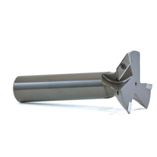 Picture of AB ToolS DXWL90-2.25 Parallelogram 90.0°, Dovetail End Mill Weldon 1.0000 Positive 2.2500 57.15MM - 2-1/4 Cutter Dia