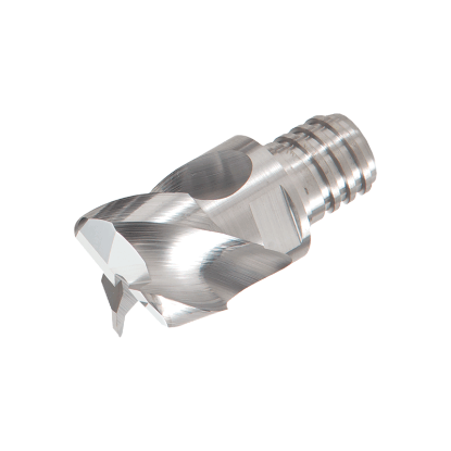 Picture of TUNGALOY VEE050L31R062AU03S08 KS15F DIA 1/2 SH T12 LOC 0.3102 OAL 0.6500End Mill,Replacable Head Standard Flute High Helix Carbide Uncoated Single End Corner Radius 0.0620 1.57MM TUNG MEISTER