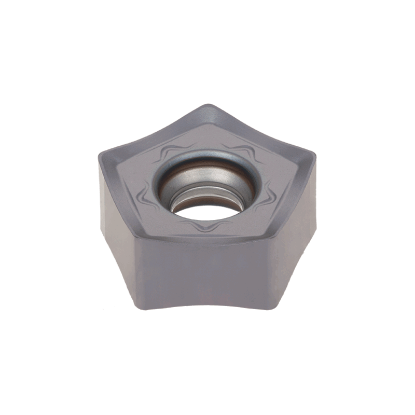 Picture of TUNGALOY PNMU0905GNEN-MJ AH3135 Milling Insert Pentagon AlTiN Carbide 0.031 Corner Radius