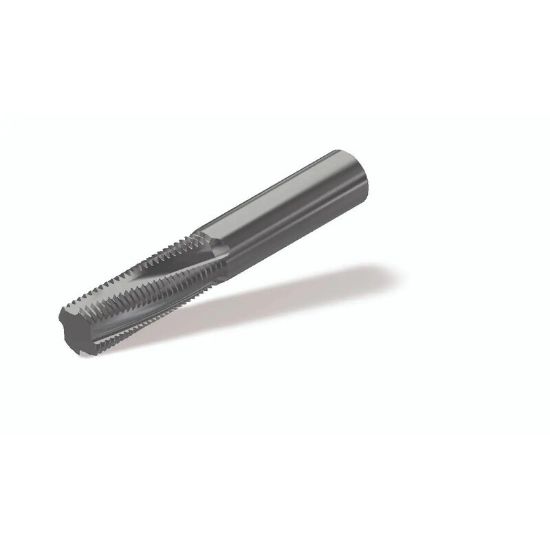 Picture of ADVENT Tool 581812-1CSBHZ Carbide Thread Mill 18.00TPI UN 0.495 Cutter Diameter Cylindrical 0.5000 Shank TiAlN
