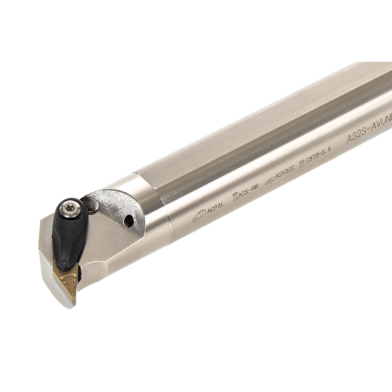Picture of TUNGALOY A20-AVUNL3-D25 Boring Bar 35.0° Insert Neg,U style, 93deg Approach , Steel Round 1.250 Shank