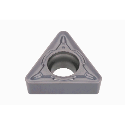 Picture of TUNGALOY TCMT32.52 Powder Metal T9125 Insert Triangle TI + Al2O3 0.031 Corner Radius