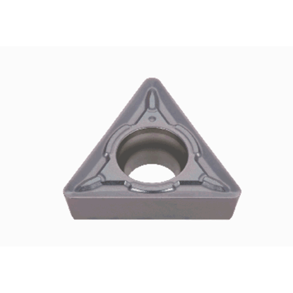 Picture of TUNGALOY TPMT731 Powder Metal AH645 Insert Triangle AlTiN 0.016 Corner Radius