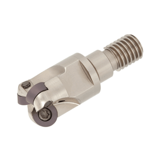 Picture of TUNGALOY HWD07R030MM16-05 Milling Cutter Button Cutter 1.181 Cutter Diameter Screw M16 2.480 OAL 5 Flute