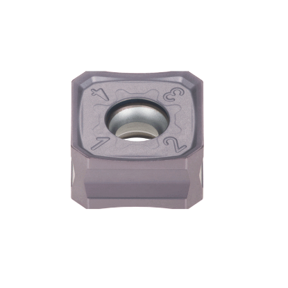 Picture of TUNGALOY SNGU1307ANEN-MJ AH3135 Milling Insert Square AlTiN Carbide 0.019 Corner Radius