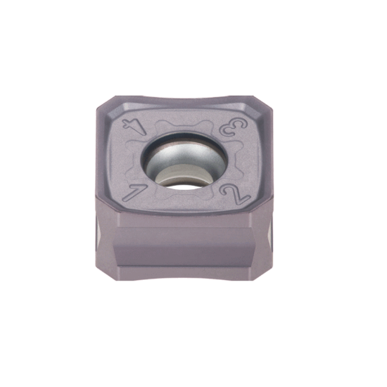 Picture of TUNGALOY SNGU1307ANEN-MJ AH3135 Milling Insert Square AlTiN Carbide 0.019 Corner Radius