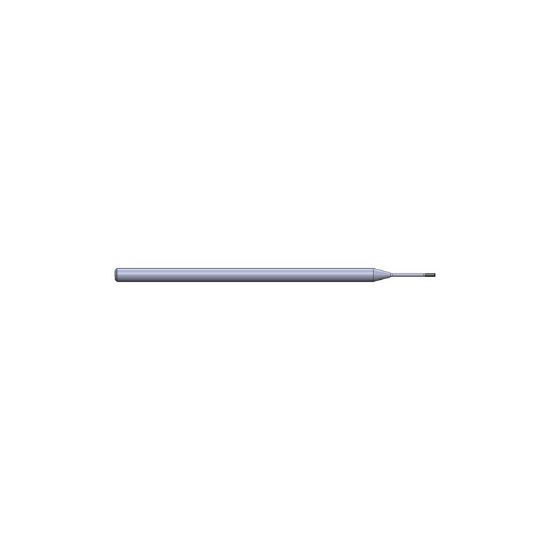 Picture of CRYSTALLUME P38-005112-1 End Mill Corner Radius High Helix Lightning Series 0.0050 End 0.031 Diameter 0.125 Shank 3.000 OAL 0.093 LOC4 Flute Diamond