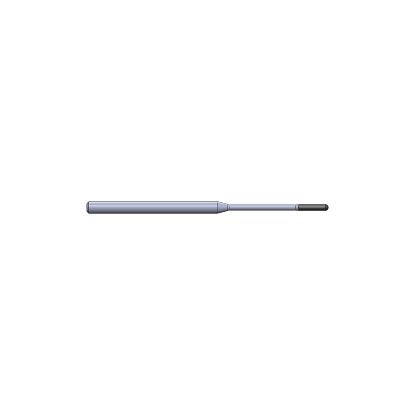 Picture of CRYSTALLUME P820-200342-1 End Mill Ball Nose High Helix Mold Makers Ball End 0.059 Diameter 0.118 Shank 2.440 OAL 0.295 LOC4 Flute Diamond