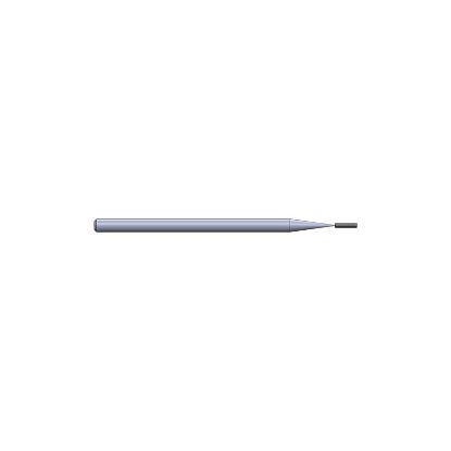 Picture of CRYSTALLUME P820-200671-1 End Mill Sharp High Helix Mold Makers Sharp End 0.039 Diameter 0.118 Shank 2.440 OAL 0.196 LOC4 Flute Diamond