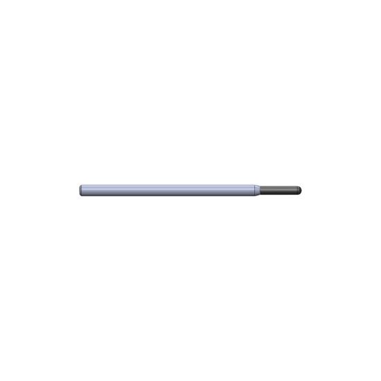 Picture of CRYSTALLUME P820-200695-1 End Mill Ball Nose High Helix Mold Makers Ball End 0.093 Diameter 0.125 Shank 2.500 OAL 0.468 LOC4 Flute Diamond