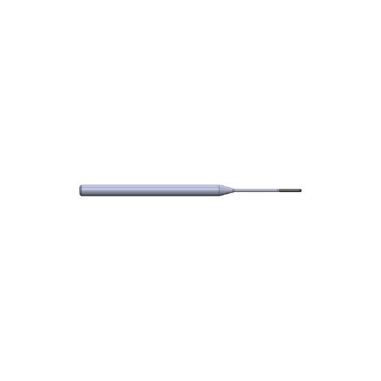 Picture of CRYSTALLUME P820-200926-1 End Mill Ball Nose High Helix Deep Cavity End Mill Ball End 0.031 Diameter 0.125 Shank 2.500 OAL 0.250 LOC4 Flute Diamond