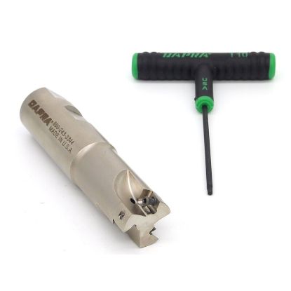 Picture of DAPRA SSEM1000-1000-R45-3C 90.0°, End Mill 1.000 Cutter Diameter Weldon 1.000 Shank 4.280 OAL 3 Flute
