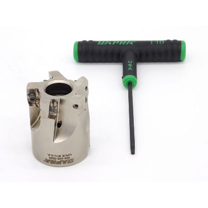 Picture of DAPRA SSSM1500-0750-R45-5C 90.0°, Face Mill 1.500 Cutter Diameter Face Mill 0.750 Shank 5 Flute
