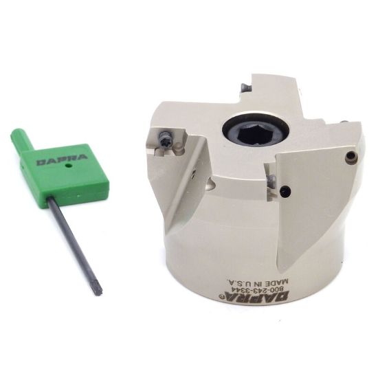 Picture of DAPRA BCSM2000-0750-R35-4 15.0°, Face Mill 2.000 Cutter Diameter Face Mill 0.750 Shank 1.500 OAL 4 Flute