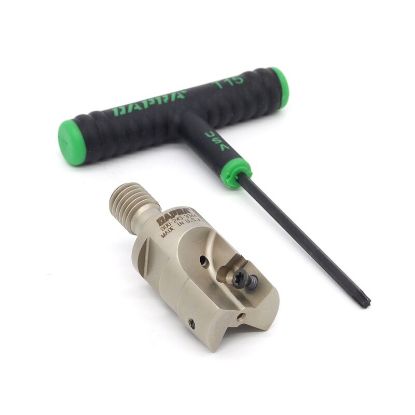 Picture of DAPRA SSEM1000-MOD-R55-2C 90.0°, End Mill 1.000 Cutter Diameter Screw On M12 Shank 2 Flute