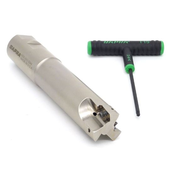 Picture of DAPRA SSER1250-4000-R55-3C 90.0°, End Mill 1.250 Cutter Diameter Weldon 1.250 Shank 6.280 OAL 3 Flute
