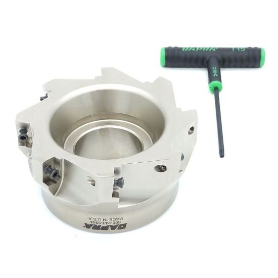 Picture of DAPRA SSSM4000-1500-R55-8 90.0°, Face Mill 4.000 Cutter Diameter Face Mill 1.500 Shank 2.000 OAL 8 Flute