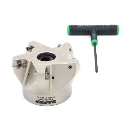 Picture of DAPRA BCSM3000-1000-R55-5 15.0°, Face Mill 3.000 Cutter Diameter Face Mill 1.000 Shank 2.000 OAL 5 Flute