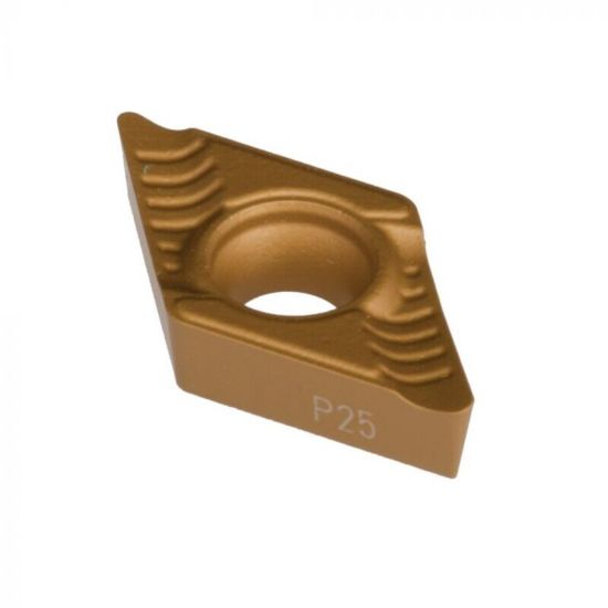 Picture of DORIAN DCGT21.51-UEXL-DPC25UT Turning Insert 55.0° 0.015 Corner Radius Carbide Al2O3 + TiCN + Al2O3 + TiCN