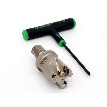 Picture of DAPRA TREM125-MOD-R4-3 Button Cutter,End Mill 1.250 Cutter Diameter Screw On M16 Shank 3 Flute