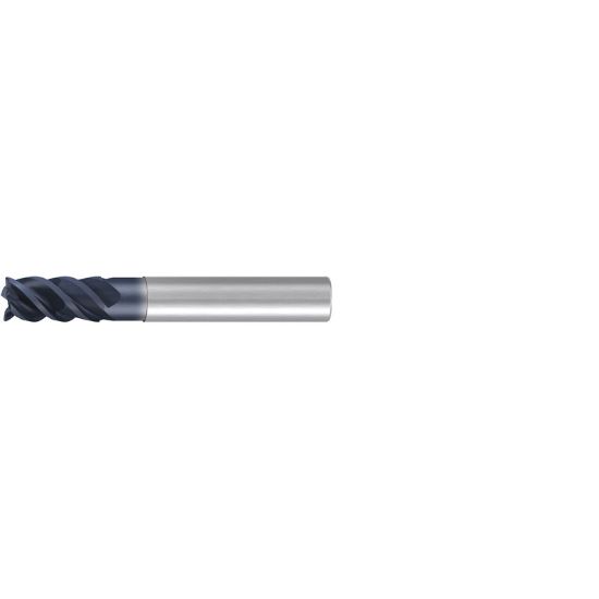 Picture of EMUGE 1926A.016 DIA 16MM SH 0.6299 LOC 1.2598 OAL 3.6220 End Mill Standard Flute High Helix Carbide TiAlN Single End Square Sharp Jet-Cut