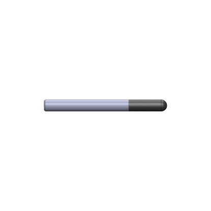 Picture of CRYSTALLUME P38-200016-1 End Mill Ball Nose High Helix Lightning Series Sharp End 0.187 Diameter 0.187 Shank 2.000 OAL 0.625 LOC4 Flute Diamond