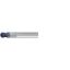 Picture of EMUGE 1966A.0005 DIA 0.50MM SH 0.2362 LOC 0.0394 OAL 2.244 End Mill Standard Flute Standard Helix Carbide TiAlN Single End Ball Nose TOP-Cut