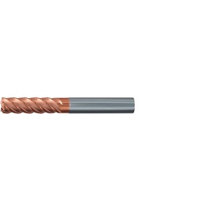 Picture of EMUGE 2526A.016 DIA 16MM SH 0.6299 LOC 1.8898 OAL 4.4094 End Mill Standard Flute Variable Helix Carbide TiAlN Single End Square Sharp TOP-Cut