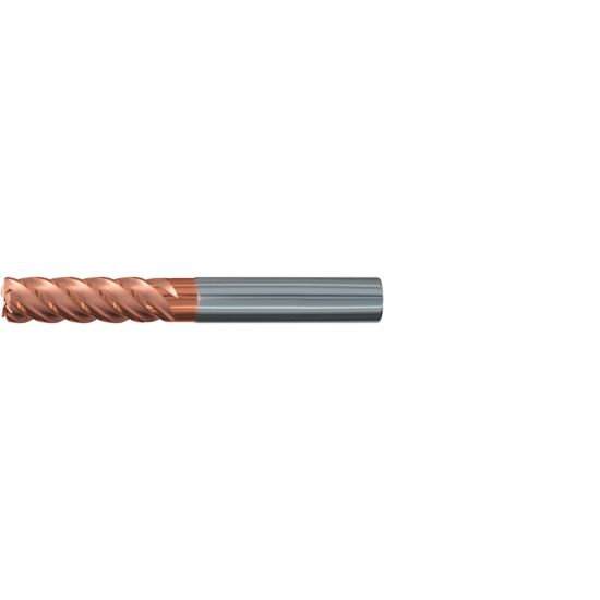 Picture of EMUGE 2526A.016 DIA 16MM SH 0.6299 LOC 1.8898 OAL 4.4094 End Mill Standard Flute Variable Helix Carbide TiAlN Single End Square Sharp TOP-Cut