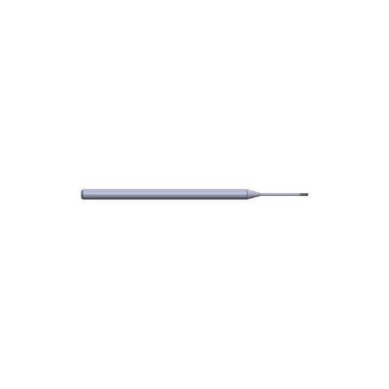 Picture of CRYSTALLUME P38-005115-1 End Mill Corner Radius High Helix Lightning Series 0.0050 End 0.031 Diameter 0.125 Shank 3.000 OAL 0.093 LOC4 Flute Diamond