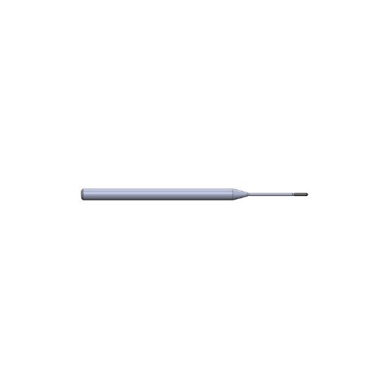 Picture of CRYSTALLUME P820-200924-1 End Mill Ball Nose High Helix Deep Cavity End Mill Ball End 0.031 Diameter 0.125 Shank 2.500 OAL 0.150 LOC4 Flute Diamond