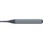 Picture of EMUGE 2603A.100610 DIA 1MM SH 0.2362 LOC 0.3937 OAL 2.2441 End Mill Sharp Carbide TiAlN Single End Square Sharp Dental Mills