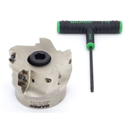 Picture of DAPRA SSSM2500-1000-R55-5C 90.0°, Face Mill 2.500 Cutter Diameter Face Mill 1.000 Shank 1.750 OAL 5 Flute