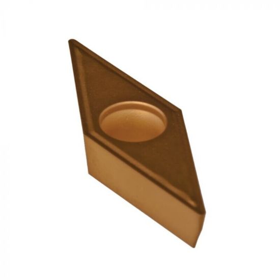 Picture of DORIAN VCMT-332-MEM-DMC30UT Turning Insert 35.0° 0.031 Corner Radius Carbide TiCN + TiN