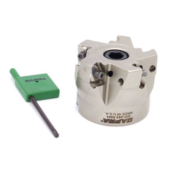 Picture of DAPRA DSSSM-2000-0750-D45-5C 90.0°, Face Mill 2.000 Cutter Diameter Face Mill 0.750 Shank 1.500 OAL 5 Flute