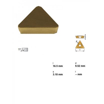 Picture of CANELA Tool TPKN43PDSR 1FPM25 Milling Insert Triangle