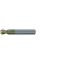 Picture of EMUGE 1921R.0625 DIA 5/8 SH 0.6250 LOC 0.50 OAL 3.50 End Mill Standard Flute Standard Helix Carbide CrN Single End Ball Nose Alu-Cut