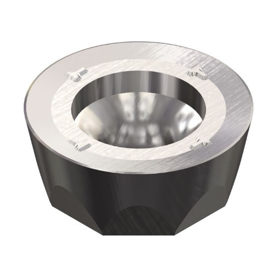 Picture of DAPRA RPMH33-T DMK15-GLH Milling Insert Round 0.187 Corner Radius AlTiN