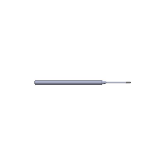 Picture of CRYSTALLUME P38-005127-1 End Mill Corner Radius High Helix Lightning Series 0.0100 End 0.046 Diameter 0.125 Shank 3.000 OAL 0.141 LOC4 Flute Diamond