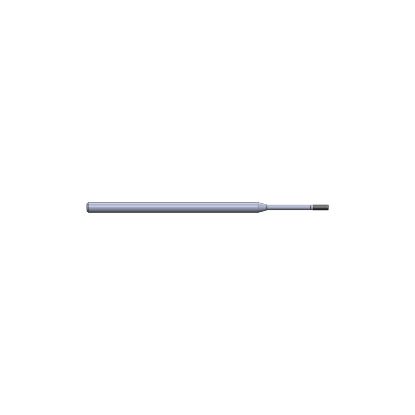 Picture of CRYSTALLUME P38-005132-1 End Mill Sharp High Helix Lightning Series Sharp End 0.062 Diameter 0.125 Shank 3.000 OAL 0.187 LOC4 Flute Diamond