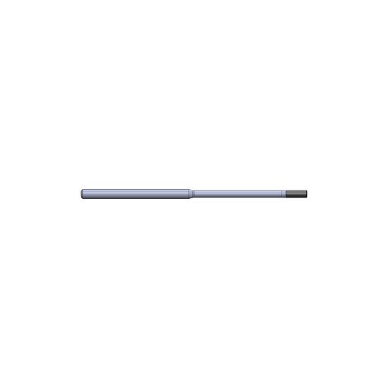 Picture of CRYSTALLUME P38-005145-1 End Mill Corner Radius High Helix Lightning Series 0.0100 End 0.093 Diameter 0.125 Shank 3.000 OAL 0.281 LOC4 Flute Diamond
