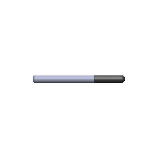 Picture of CRYSTALLUME P38-200008-1 End Mill Ball Nose High Helix Lightning Series Sharp End 0.125 Diameter 0.125 Shank 1.500 OAL 0.500 LOC4 Flute Diamond