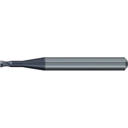 Picture of EMUGE 2626A.150608 2626A.150608 DIA 1.50MM SH 0.2362 LOC 0.2953 OAL 2.244 End Mill Corner Radius Carbide TiAlN Single End Corner Radius 0.0118 0.30MM Dental Mills