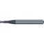 Picture of EMUGE 2626A.150608 2626A.150608 DIA 1.50MM SH 0.2362 LOC 0.2953 OAL 2.244 End Mill Corner Radius Carbide TiAlN Single End Corner Radius 0.0118 0.30MM Dental Mills
